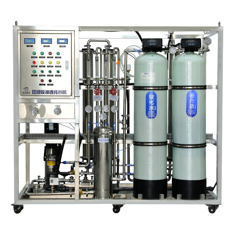 Sistema de tratamento de água industrial de ro para água pura